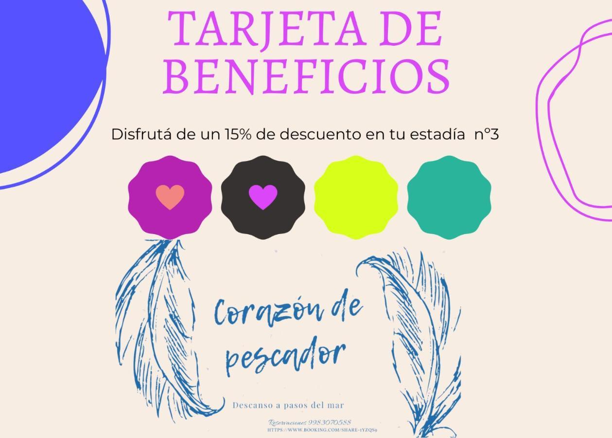 坎昆Corazon Del Pescador公寓 外观 照片